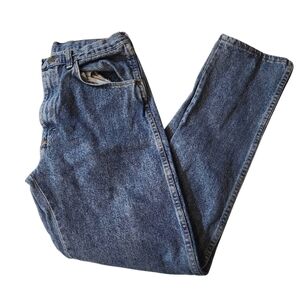 Wrangler Men's Straight Leg Blue Jeans Size 33x32